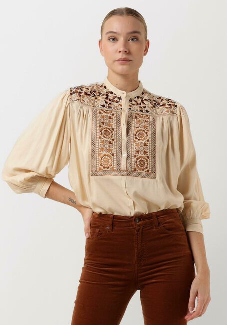 Beige ANTIK BATIK  BETTINA BLOUSE - large