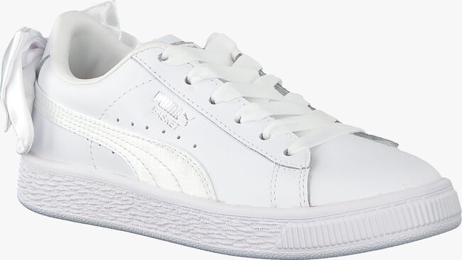 Witte PUMA Lage sneakers BASKET BOW AC PS - large