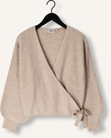 Beige ANOTHER LABEL Vest ABBY KNITTED CARDIGAN Beige ANOTHER LABEL Vest ABBY KNITTED CARDIGAN - medium