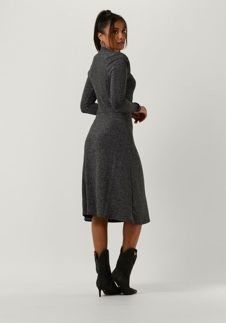 LOLLYS LAUNDRY Robe midi ROSIE DRESS en argent - large