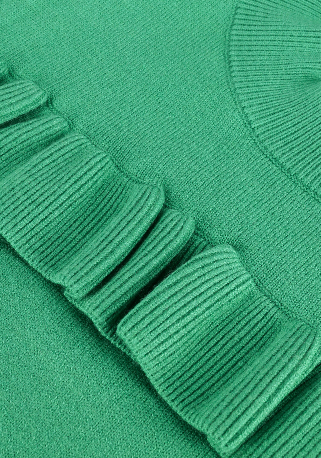 Groene Y.A.S. Trui YASJUM LS KNIT PULLOVER - large