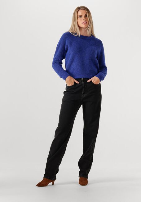 Blauwe SELECTED FEMME Trui SLFLULU LS KNIT O-NECK - large