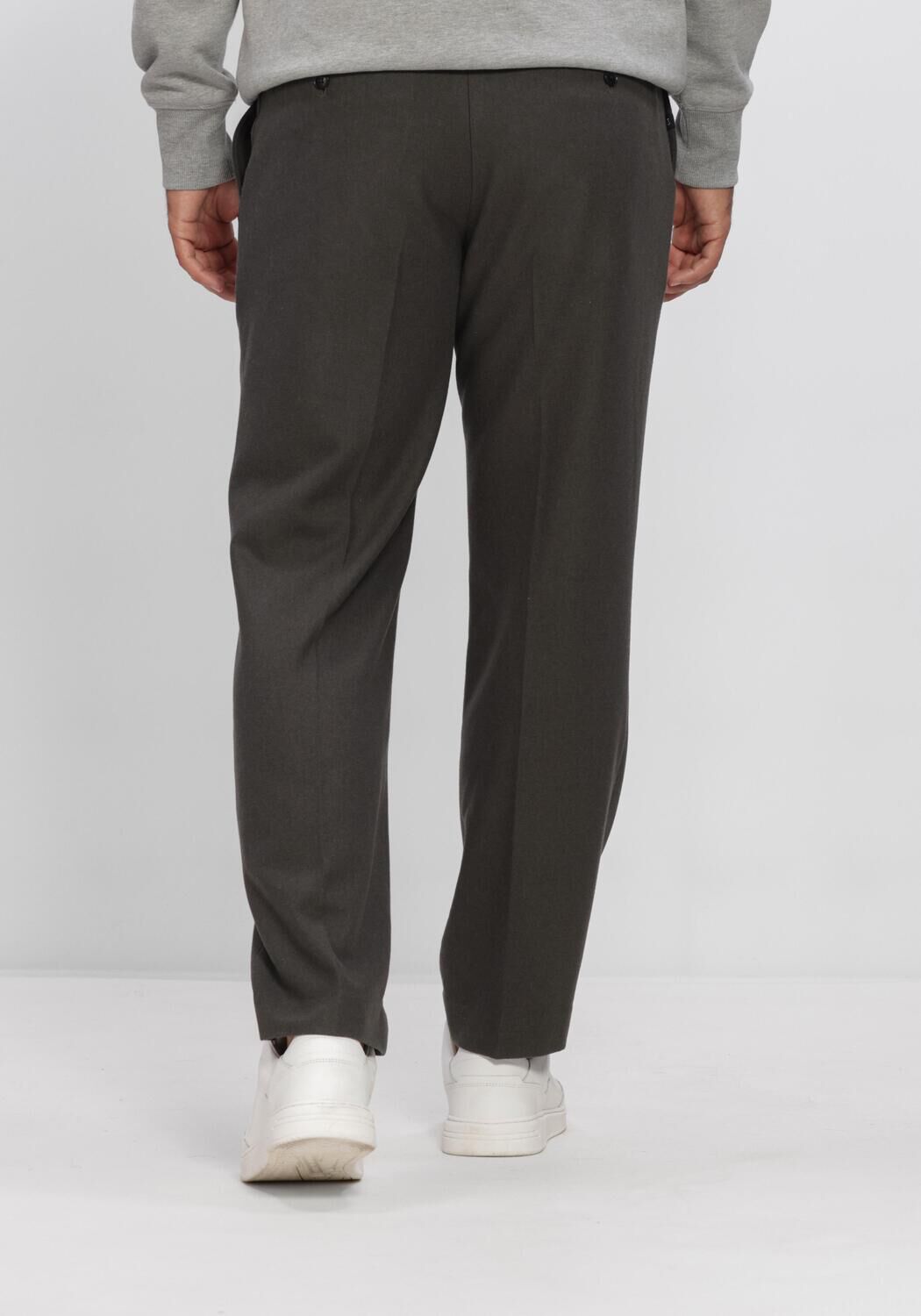 BUTCHER OF BLUE Pantalon LENNOX STRAIGHT WOOL TROUSER - large