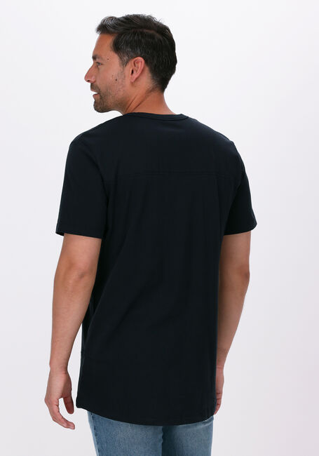 SELECTED HOMME T-shirt SLHRELAXLONG-DAVID SS O-NECK TEE G CAMP en noir - large