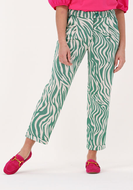 SILVIAN HEACH Pantalon BUZZIP en vert - large