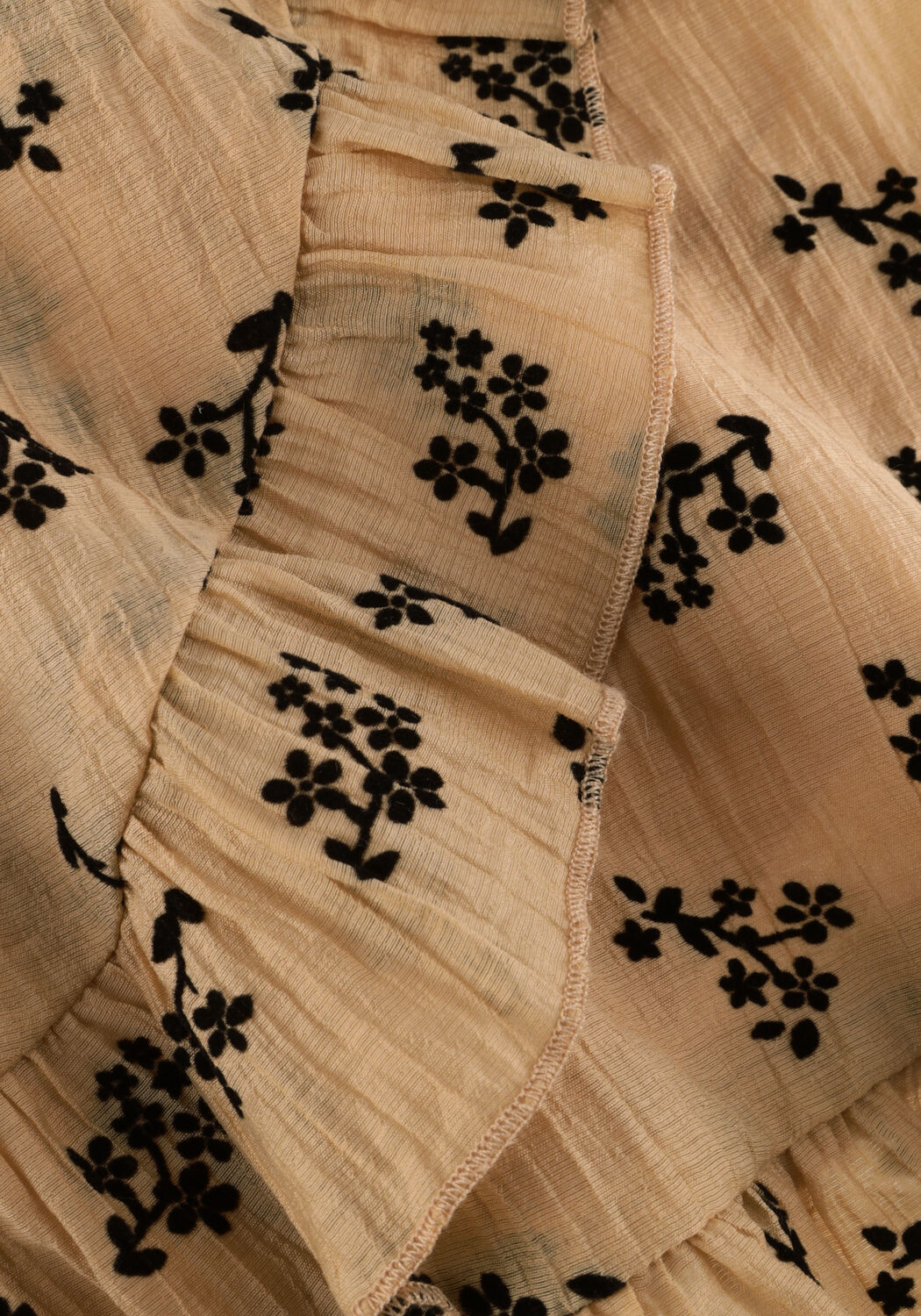 NONO Mini-jupe NURION GIRLS FLOCKPRINT SKIRT SAND en orange - large