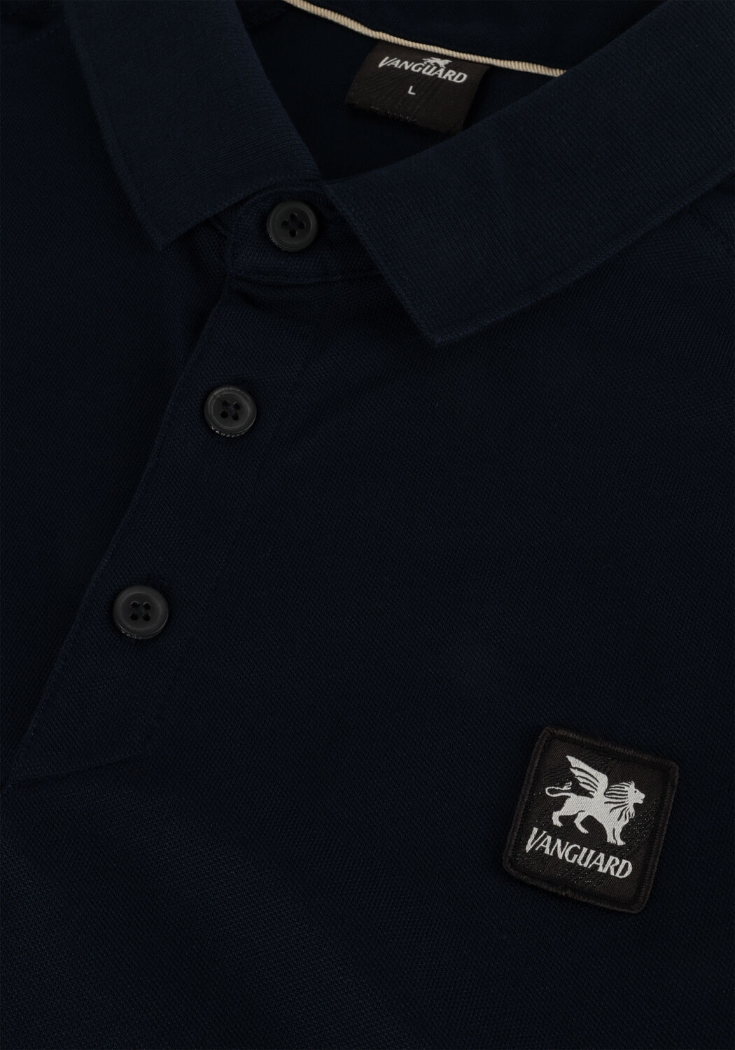 VANGUARD Polo SHORT SLEEVE POLO PIQUE en bleu - large