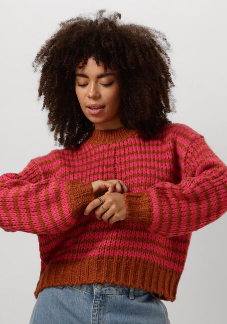 Roze YDENCE Trui KNITTED SWEATER PIPPA - large
