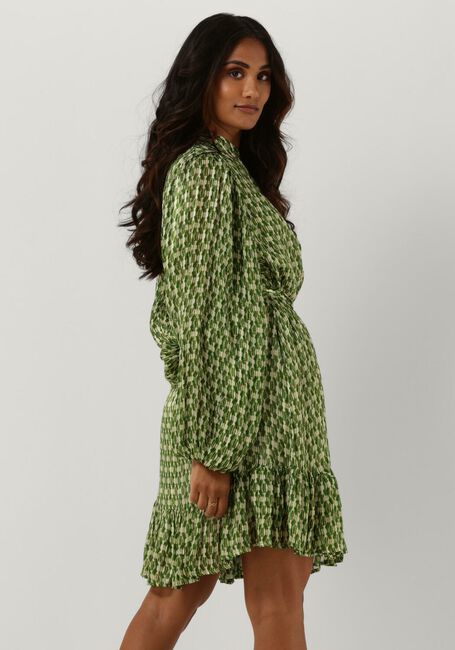 Groene NOTRE-V Mini jurk NV-BLAIR MINI DRESS - large