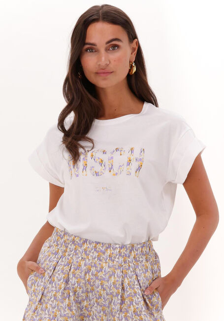 MSCH COPENHAGEN T-shirt ALVA ORGANIC MSCH STD TEE en blanc - large