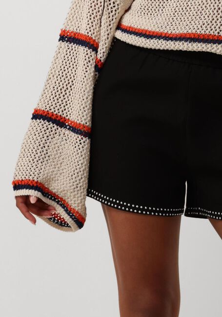 ALIX THE LABEL Pantalon courts LADIES WOVEN STUDS SHORT en noir - large