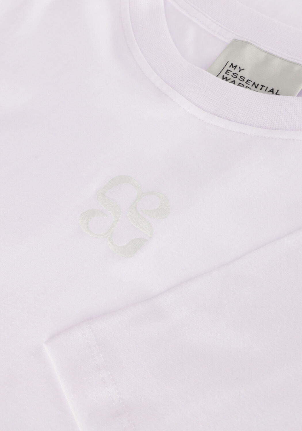 MY ESSENTIAL WARDROBE T-shirt SEATTLEMW LOGO EMB. TEE en blanc - large