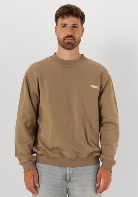 WOODBIRD Pull WBCANE HOME CREW en beige - large