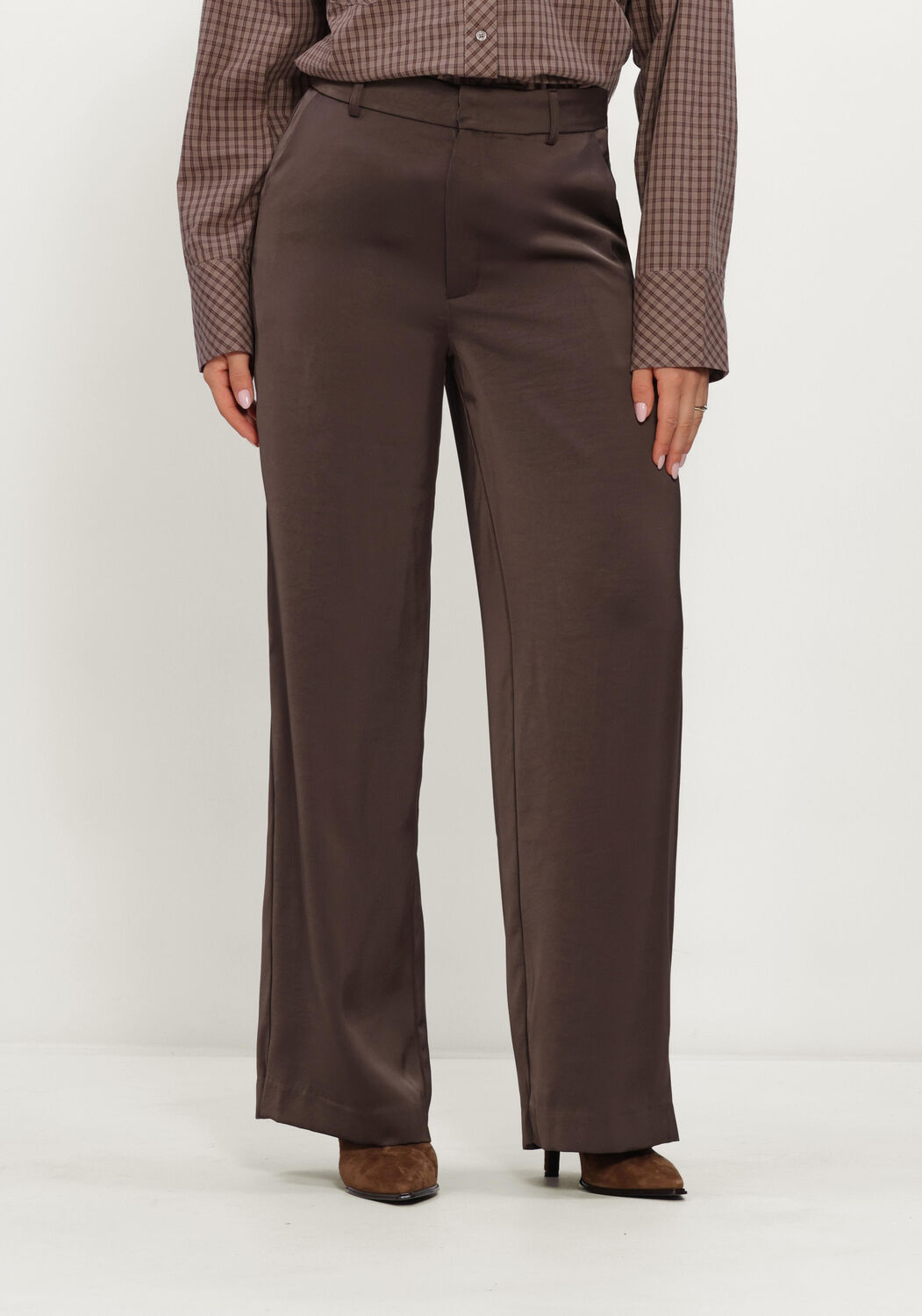 Bruine NOTRE-V Wijde broek NV-INNE
