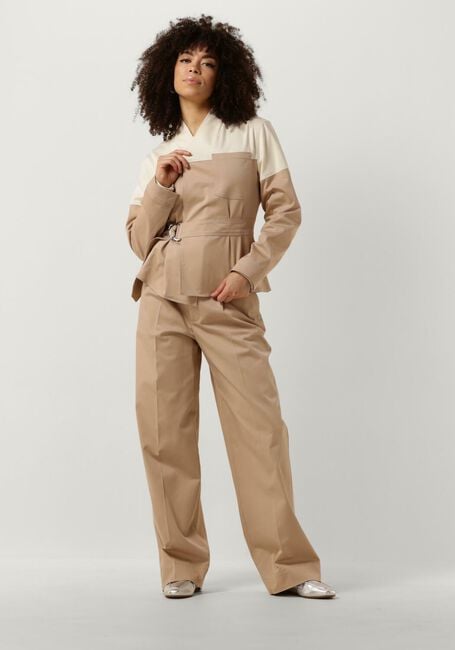 Beige VANILIA Broeken/jumpsuits FOLDED TWILL Beige VANILIA Broeken/jumpsuits FOLDED TWILL - large