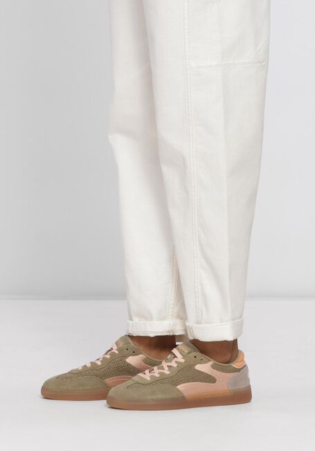 THE HOFF BRAND Baskets basses PARK CROCHET en vert - large