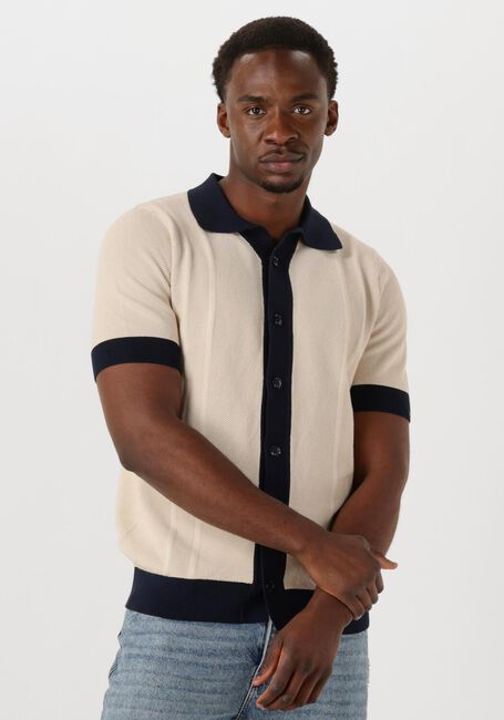 BUTCHER OF BLUE Polo RIPLEY KNIT CT SHIRT en beige - large