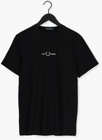 FRED PERRY T-shirt EMBROIDERED T-SHIRT en noir