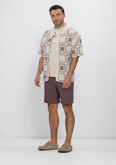 Ecru DSTREZZED Casual overhemd SHANE CROCHET SHIRT - large