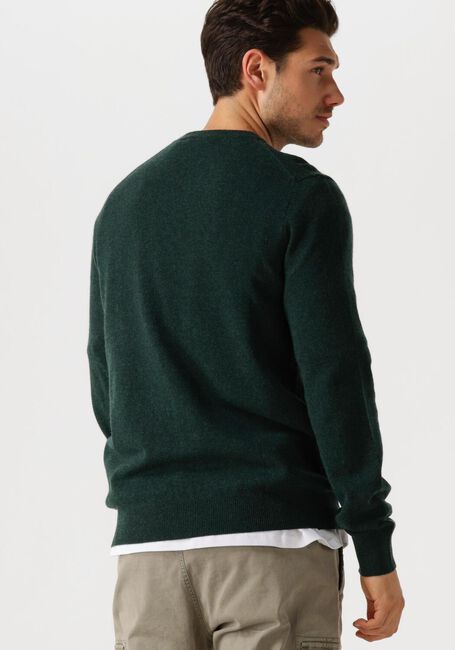 Groene LYLE & SCOTT Trui LAMBSWOOL BLEND CREW NECK JUMPER - large