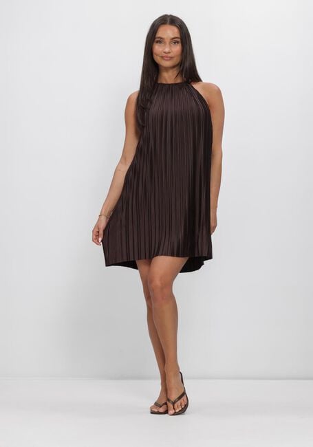 Bruine GRACE & MILA Mini jurk SS26210001 - large