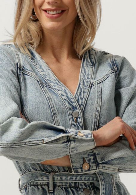 Blauwe FREEBIRD Mini jurk DOMINIEK - large