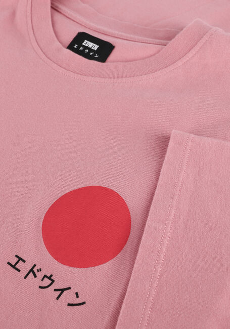 EDWIN T-shirt JAPANESE SUN TS en rose - large