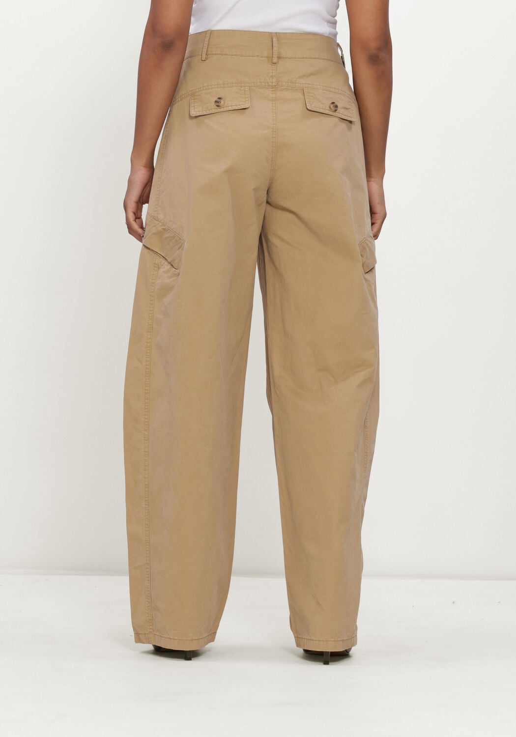 Zand CO'COUTURE Broeken/jumpsuits EVELYNCC BARREL PANT - large