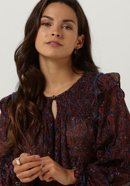 LOUIZON DARLEEN TOP Blouses Bordeaux - large