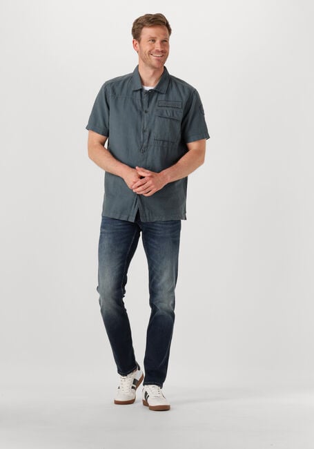 Grijze PME LEGEND Casual overhemd CTN/LINEN CARGO FREEDOM - large