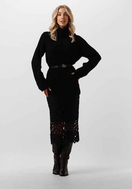VANILIA Pull OVERSIZED TURTLE SWEATER en noir - large