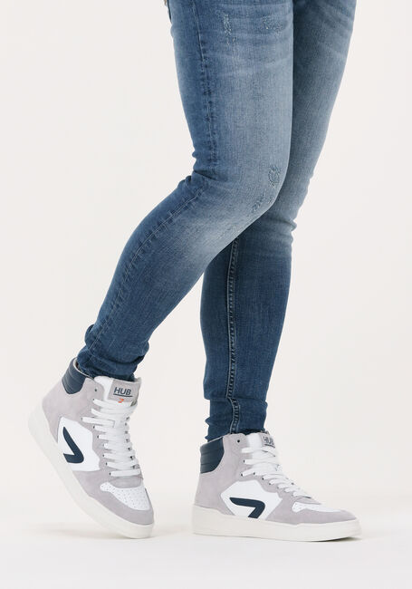 Witte HUB Sneakers COURT-Z HIGH - large