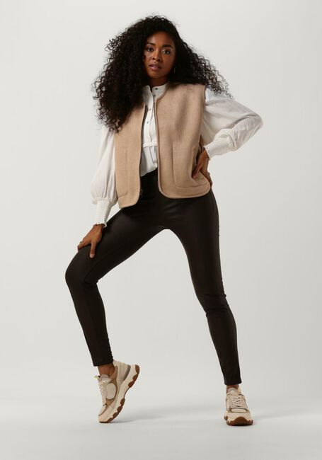 KNIT-TED Gilet TASHA JACKET en camel - large