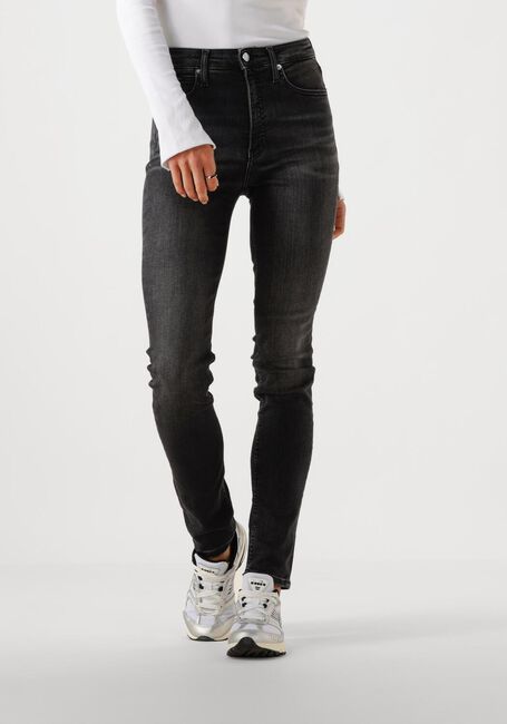 Grijze CALVIN KLEIN Skinny jeans HIGH RISE SKINNY - large