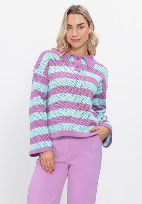 YDENCE Pull KNITTED TOP AGNES Lilas - large