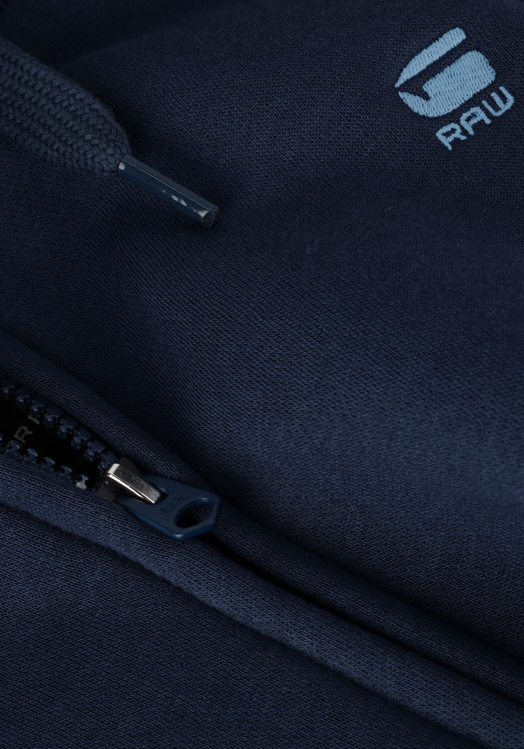 Blauwe G-STAR RAW Vest PREMIUM CORE HDD ZIP SW L/S - large