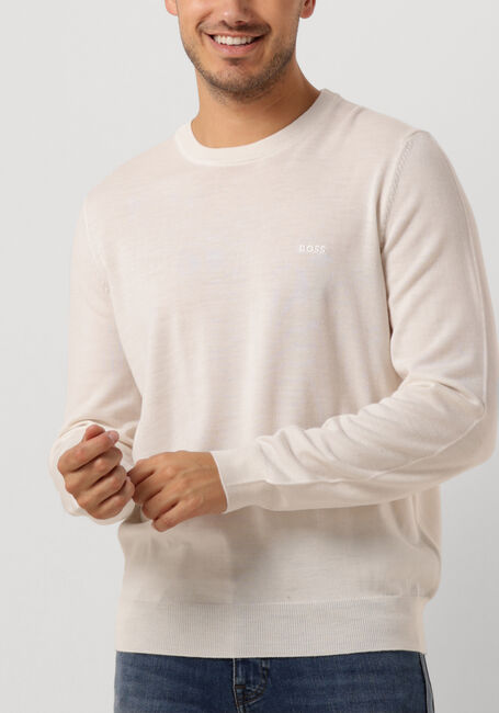 BOSS Pull BOTTO-L en beige - large