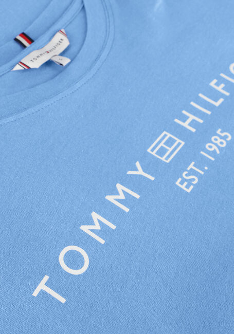 TOMMY HILFIGER T-shirt REC CORP LOGO C-NK Bleu clair - large