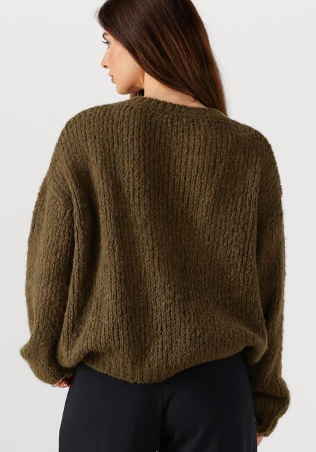 Groene PENN & INK Trui JUMPER W25L246 - large