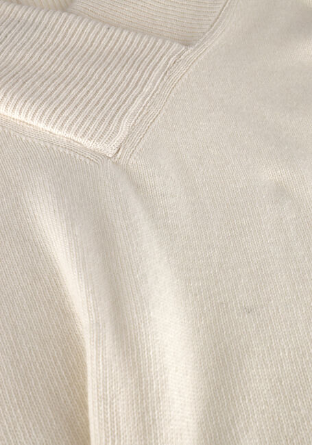 10DAYS Robe midi SOFT KNIT V-NECK DRESS en blanc - large