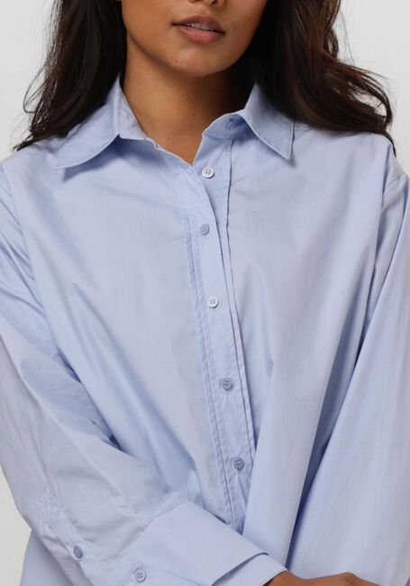 Lichtblauwe NEO NOIR  HESTHER POPLIN SHIRT - large