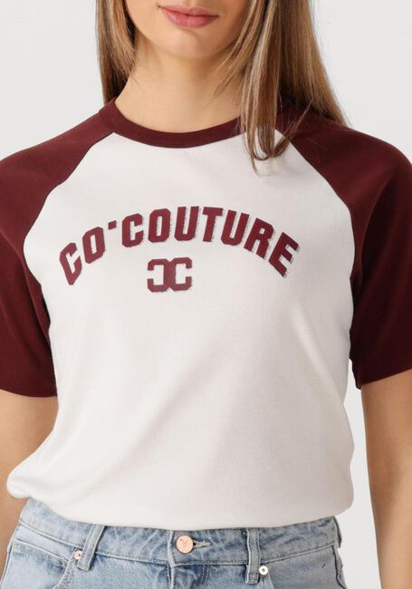 CO'COUTURE T-shirt EDGE CC BLOCK TEE Bordeaux - large