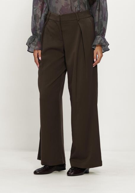 Groene MSCH COPENHAGEN Wijde broek MSCHCHICA HENRIKA PANTS - large