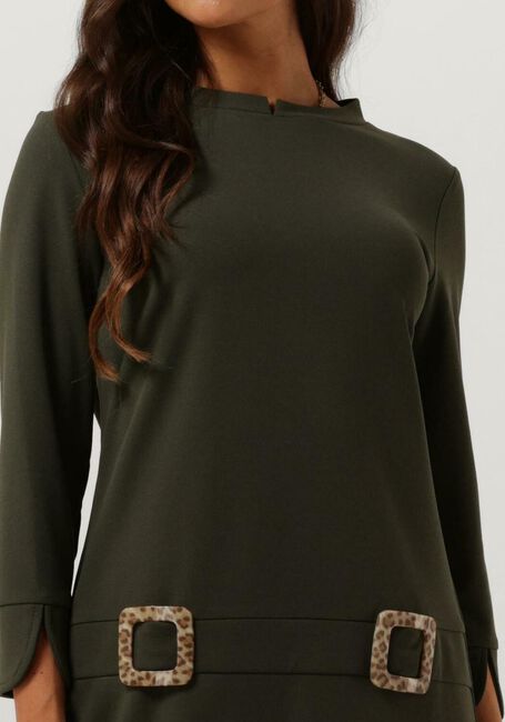 ANA ALCAZAR Mini robe DRESS LEO BUCKLE Vert foncé - large