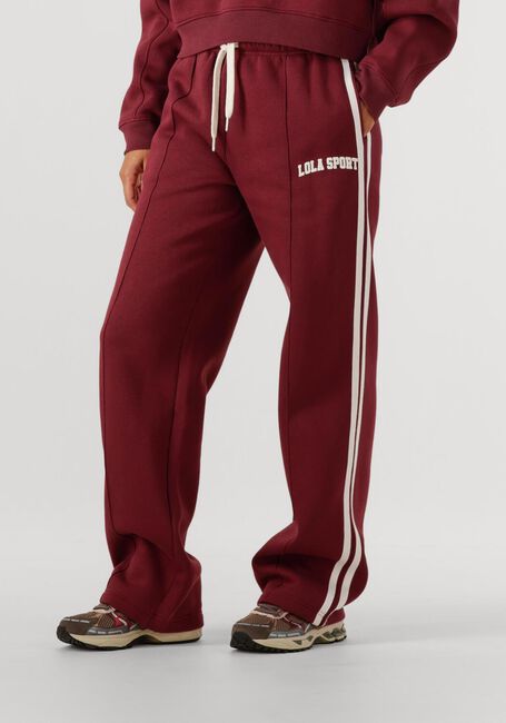 THE LOLA CLUB Pantalon de jogging JADE Bordeaux - large