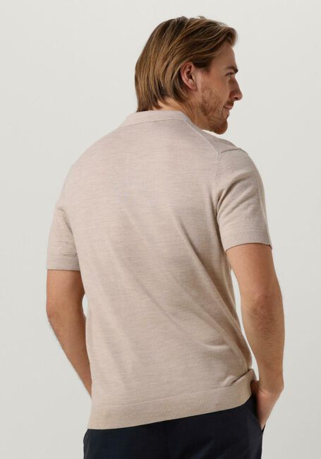 Beige SELECTED HOMME Polo SLHTOWN SS KNIT POLO B - large