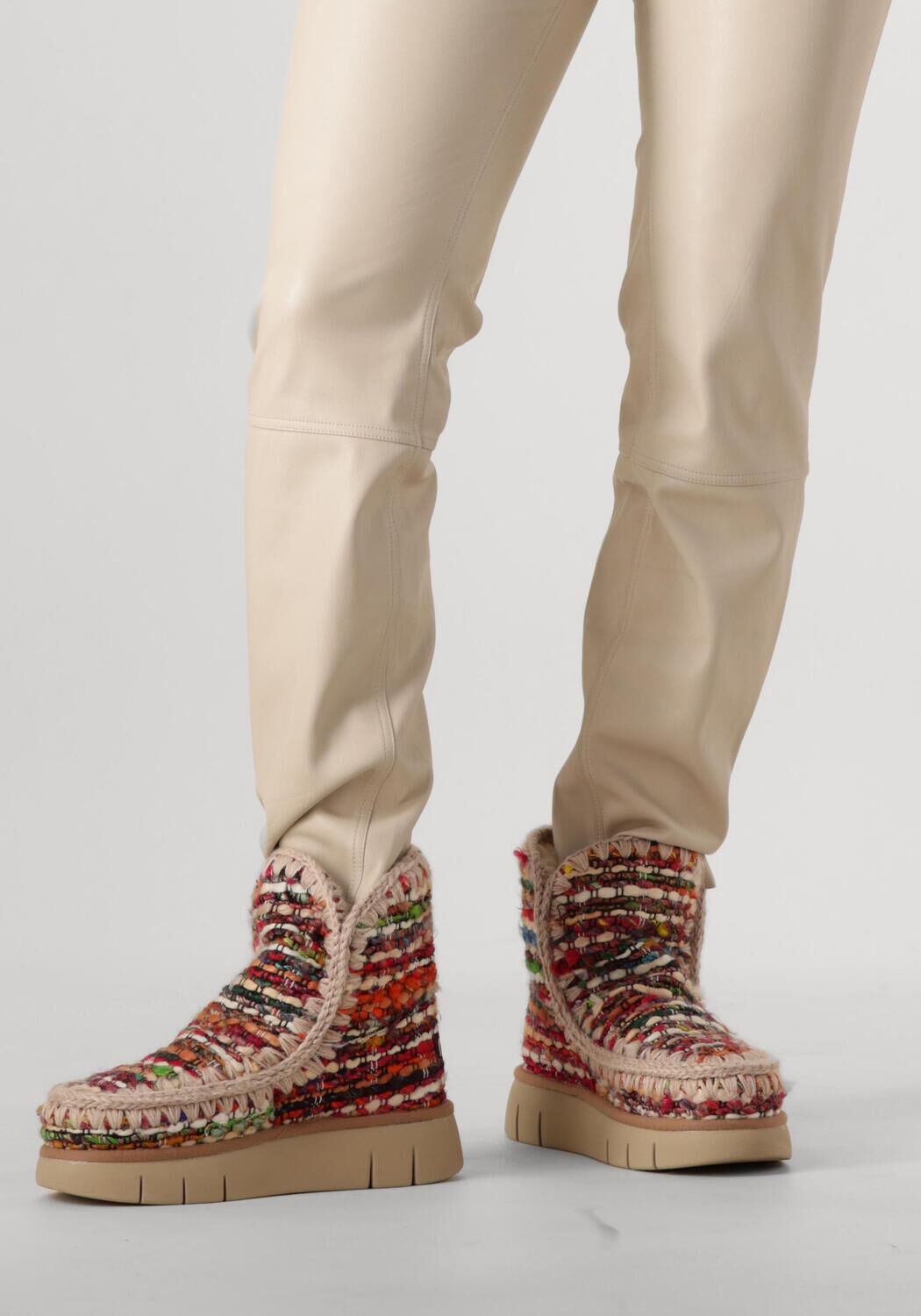 MOU Bottes fourrure ESKIMO 18 BOUNCE TEX WOOL en multicolore - large