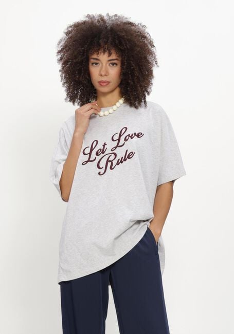 CATWALK JUNKIE T-shirt OVERSIZED GRAPHIC TSHIRT Gris clair - large