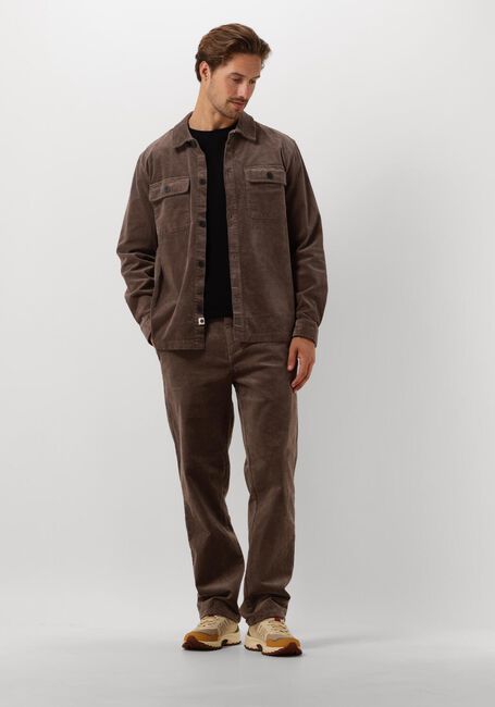 Bruine ANERKJENDT Chino AKJAN ELASTIC CORD PANTS - large