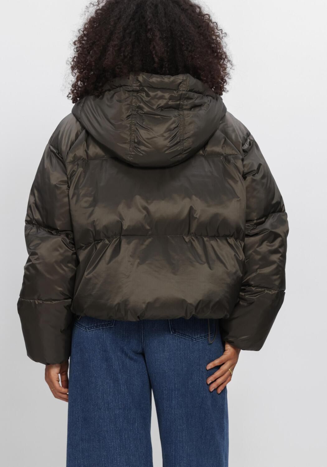 WITHBLACK Veste matelass&eacute; WBLEMMA SHORT DOWN PUFFER JKT Kaki - large